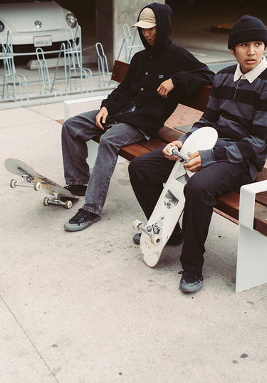 Lifestyle shot of skaters 