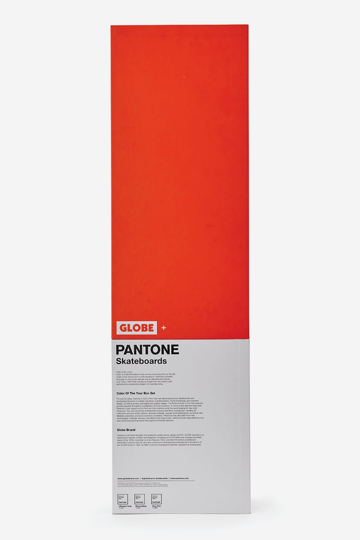 box detail of Globe + Pantone Color of the Year™ Box Set