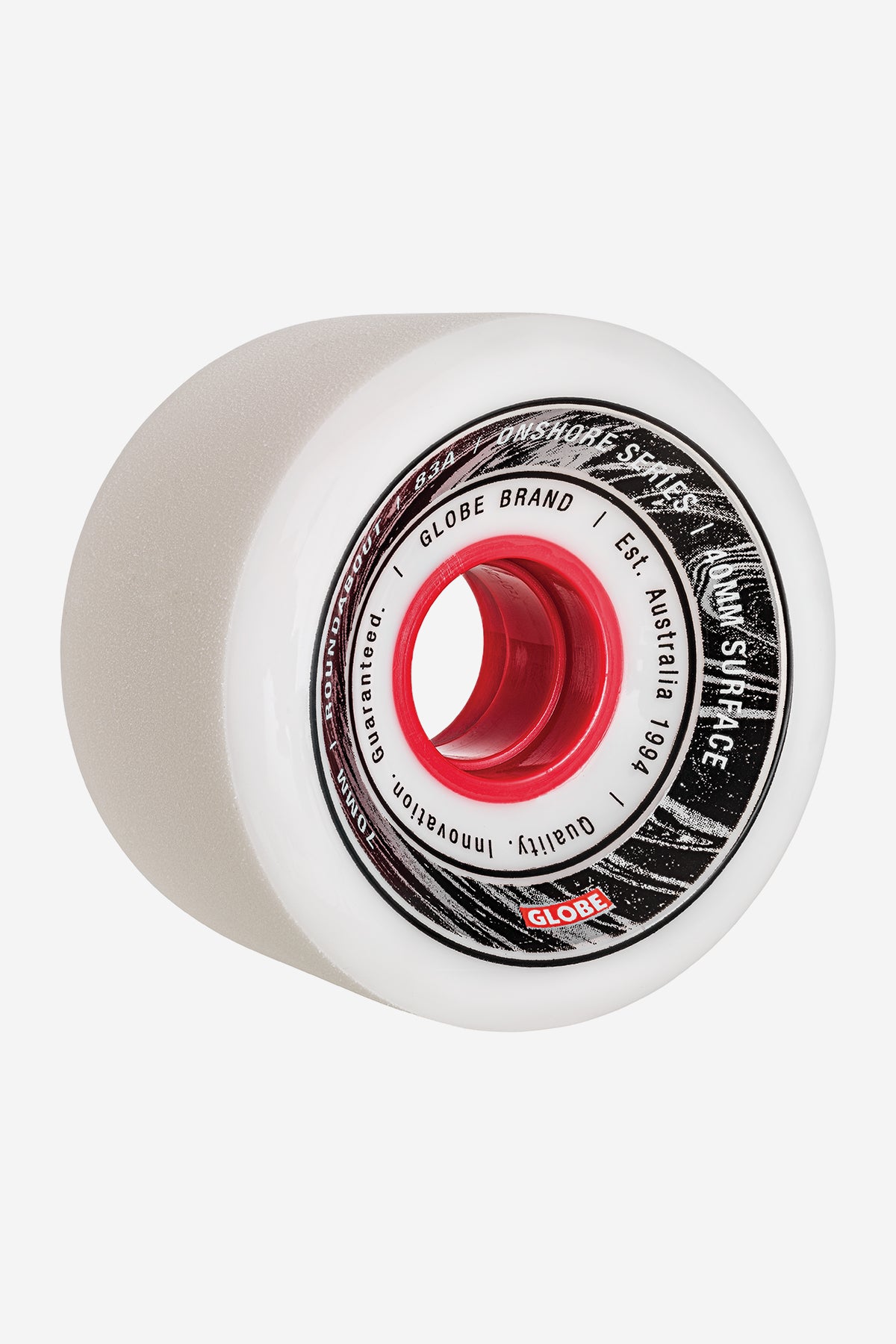 detail of Roundabout Onshore Wheel 70MM - white/red