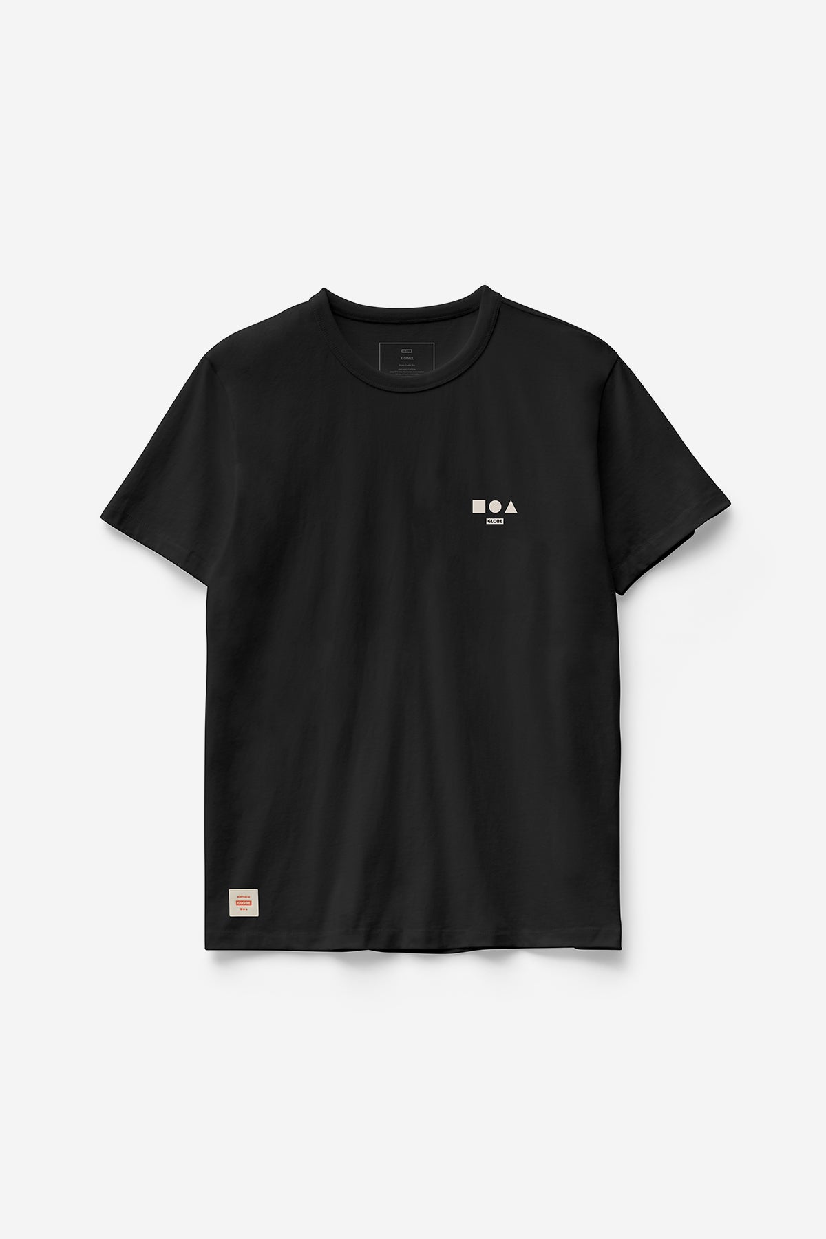 front view off body of Terrain 2 Tee - Black