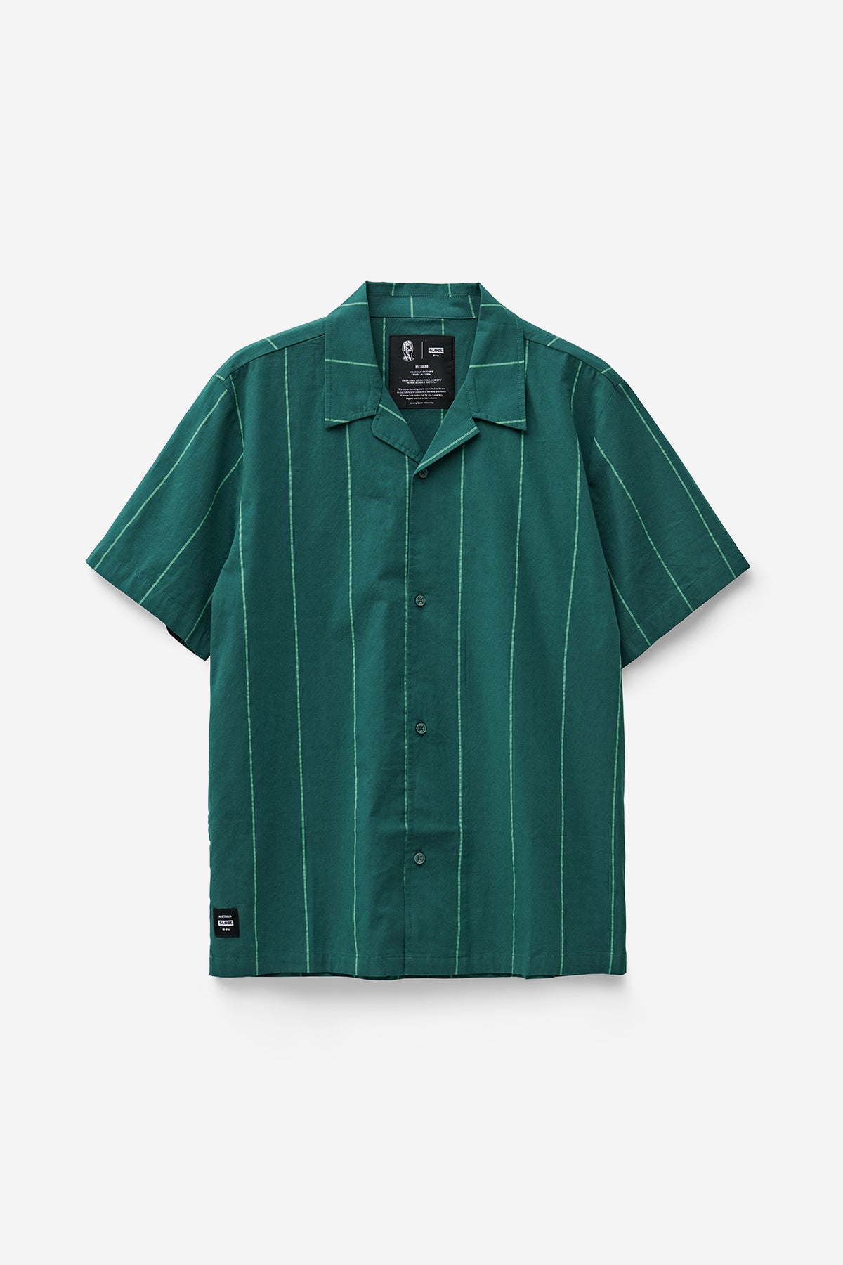 off body front view of Off Course S/S Shirt - Night Green