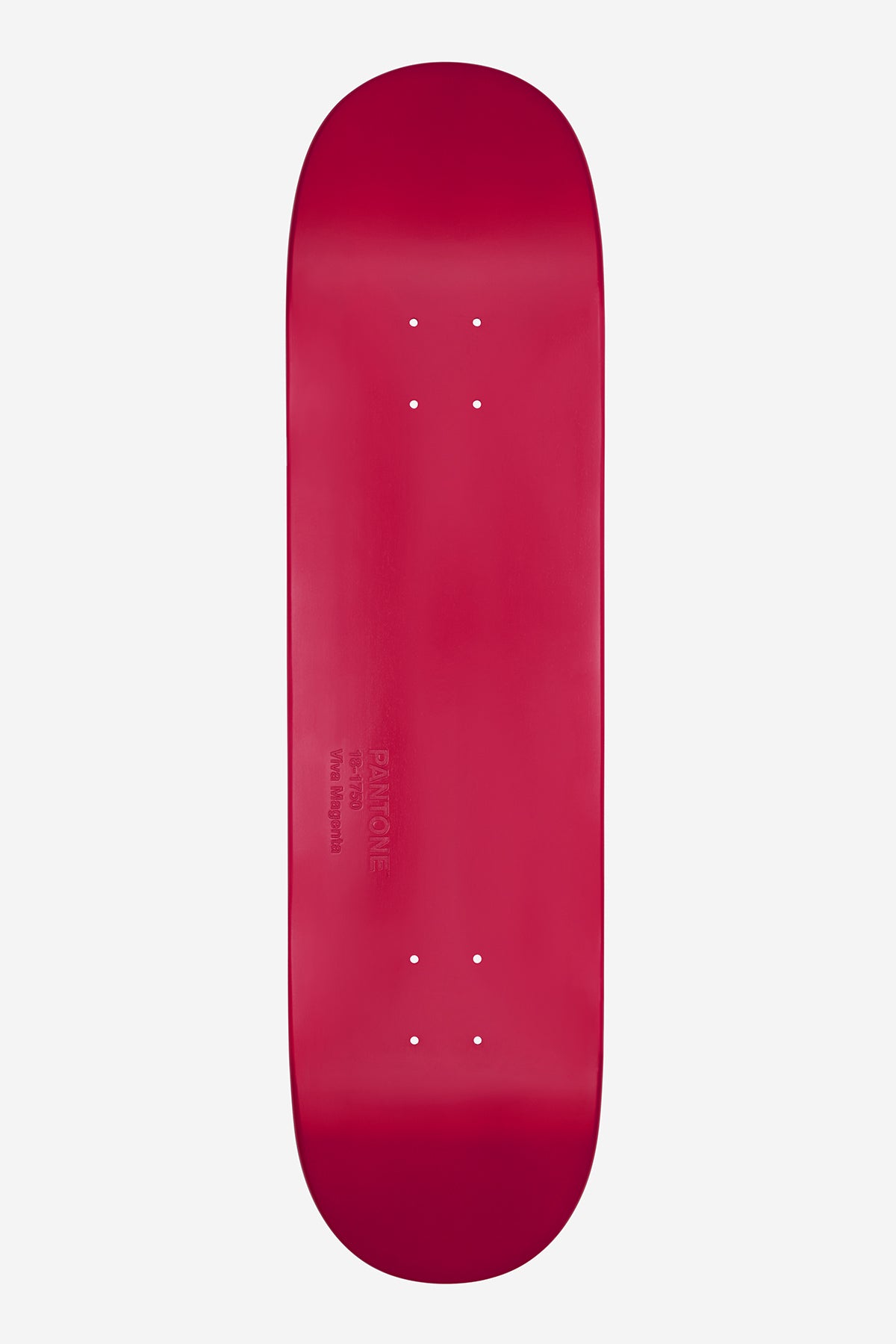 bottom view of Pantone Color of the Year™ Dipped Deck - Viva Magenta