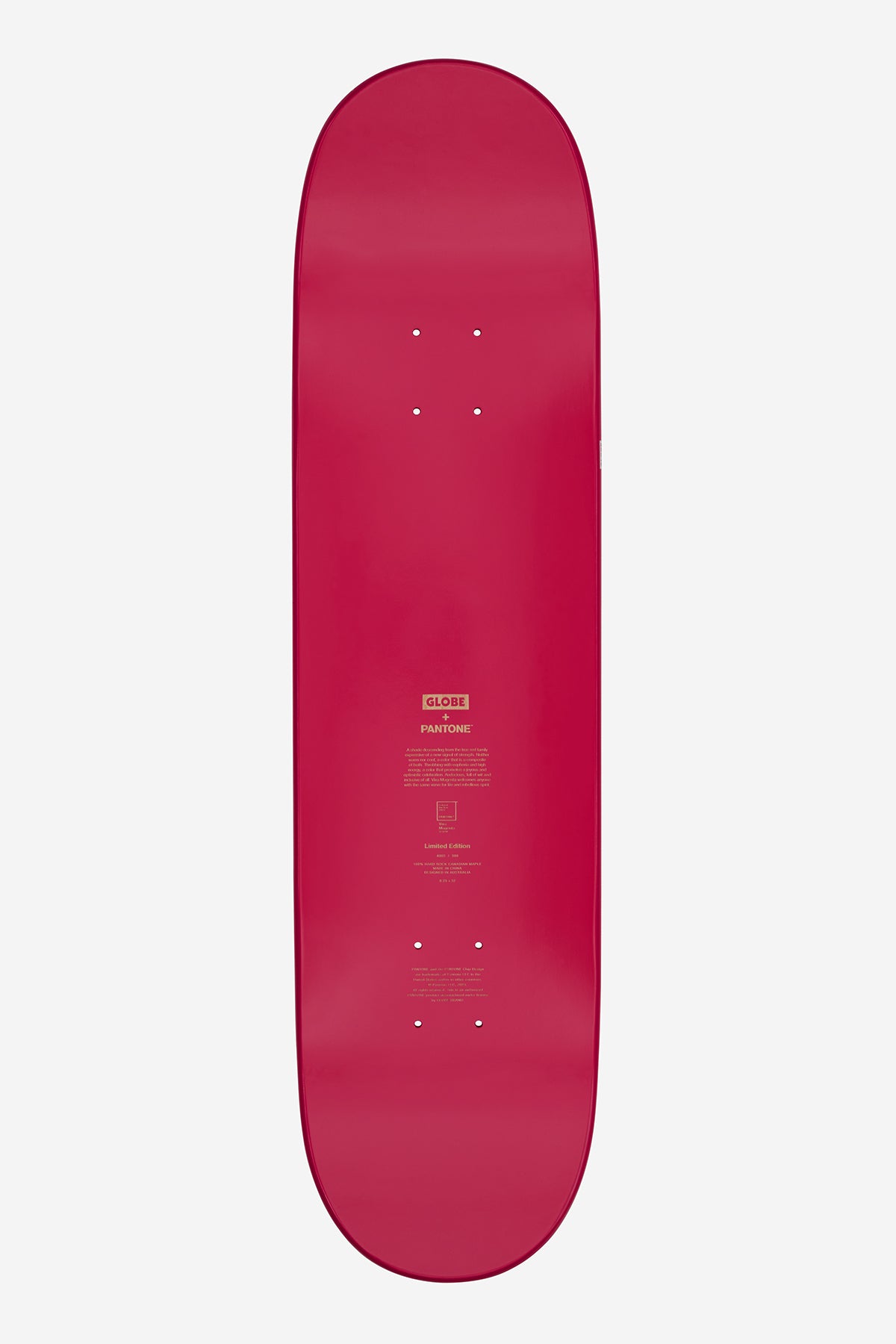 top view of Pantone Color of the Year™ Dipped Deck - Viva Magenta