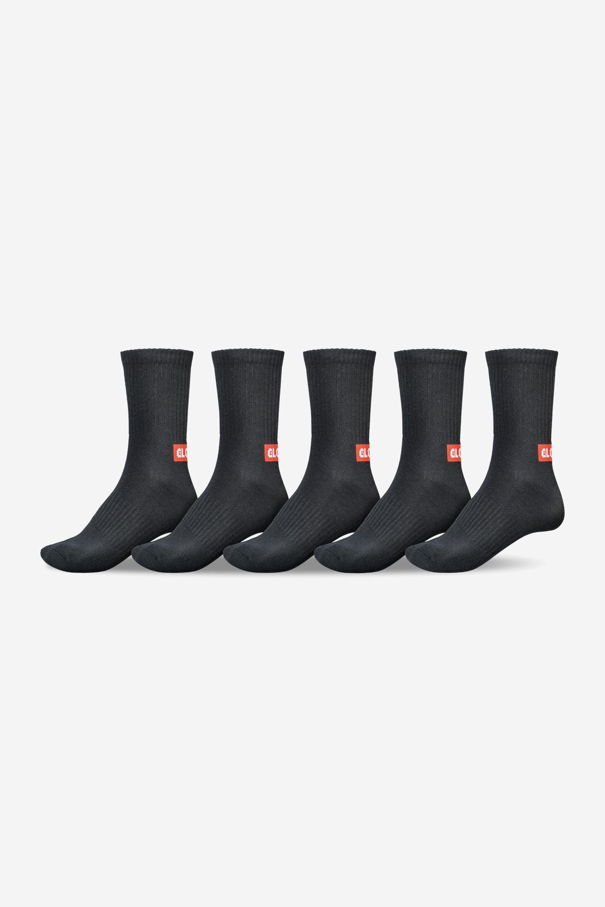 Minibar Crew Sock 5 Pack Black