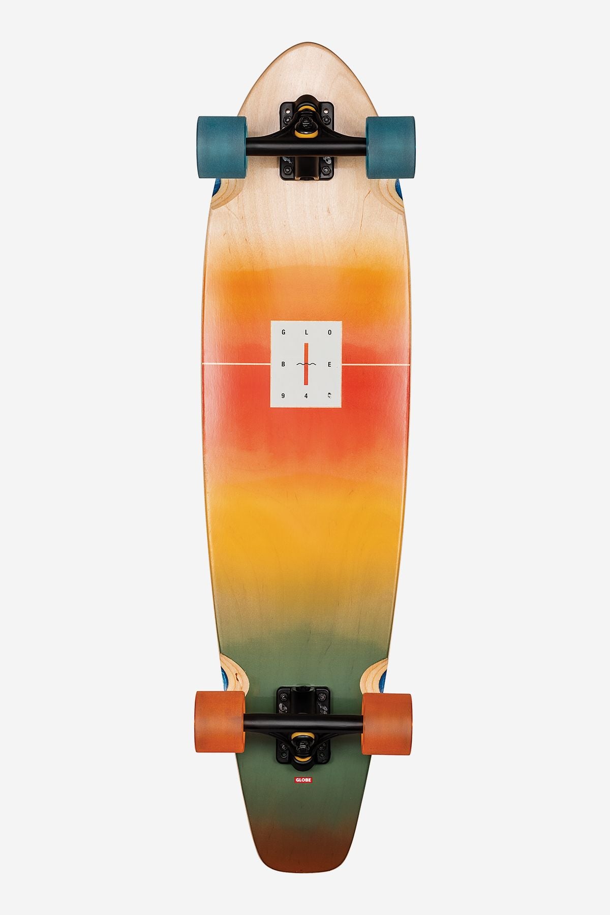 bottom graphic of The All-Time 35" Longboard - Ombre