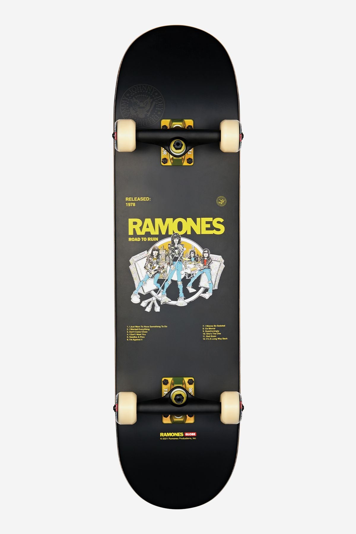 bottom graphic of G2 Ramones 8.25" Complete - Road to Ruin
