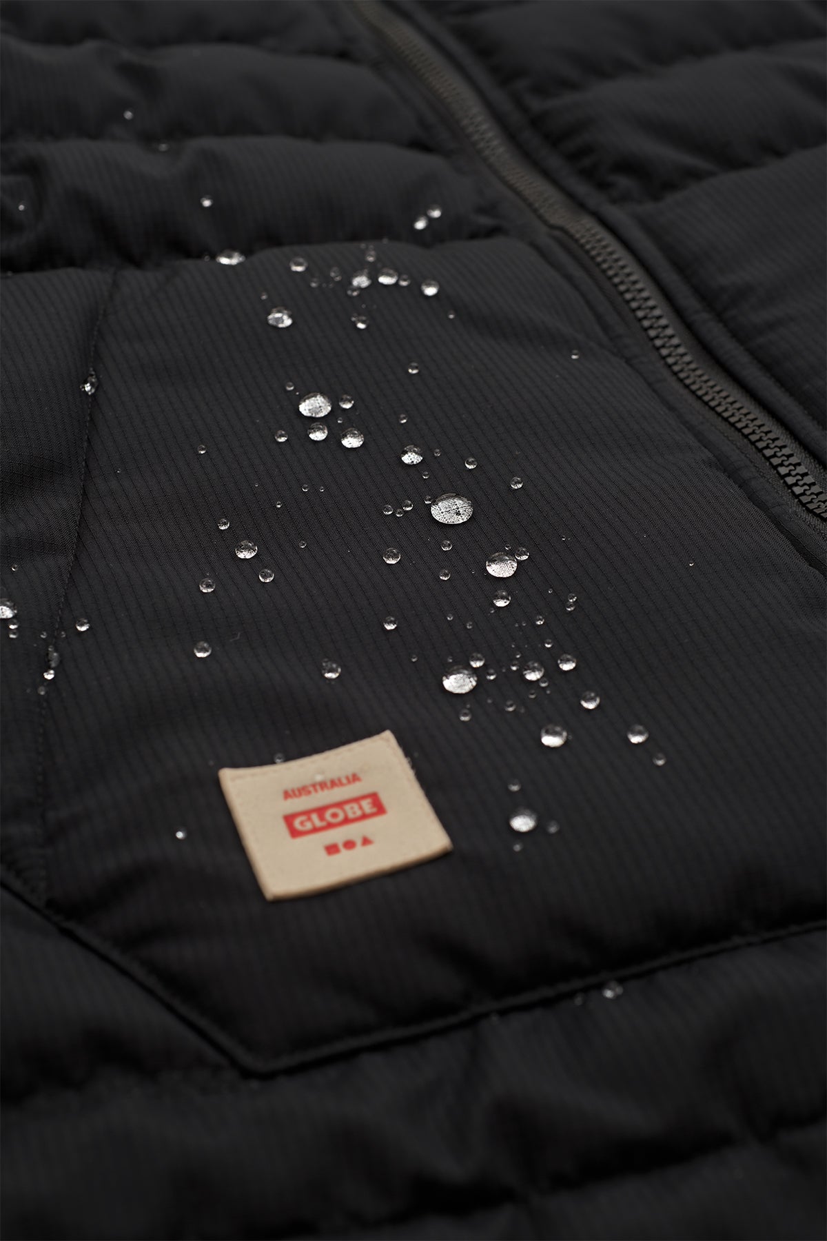 water resistant of Black Globe Prime Down Jacket
