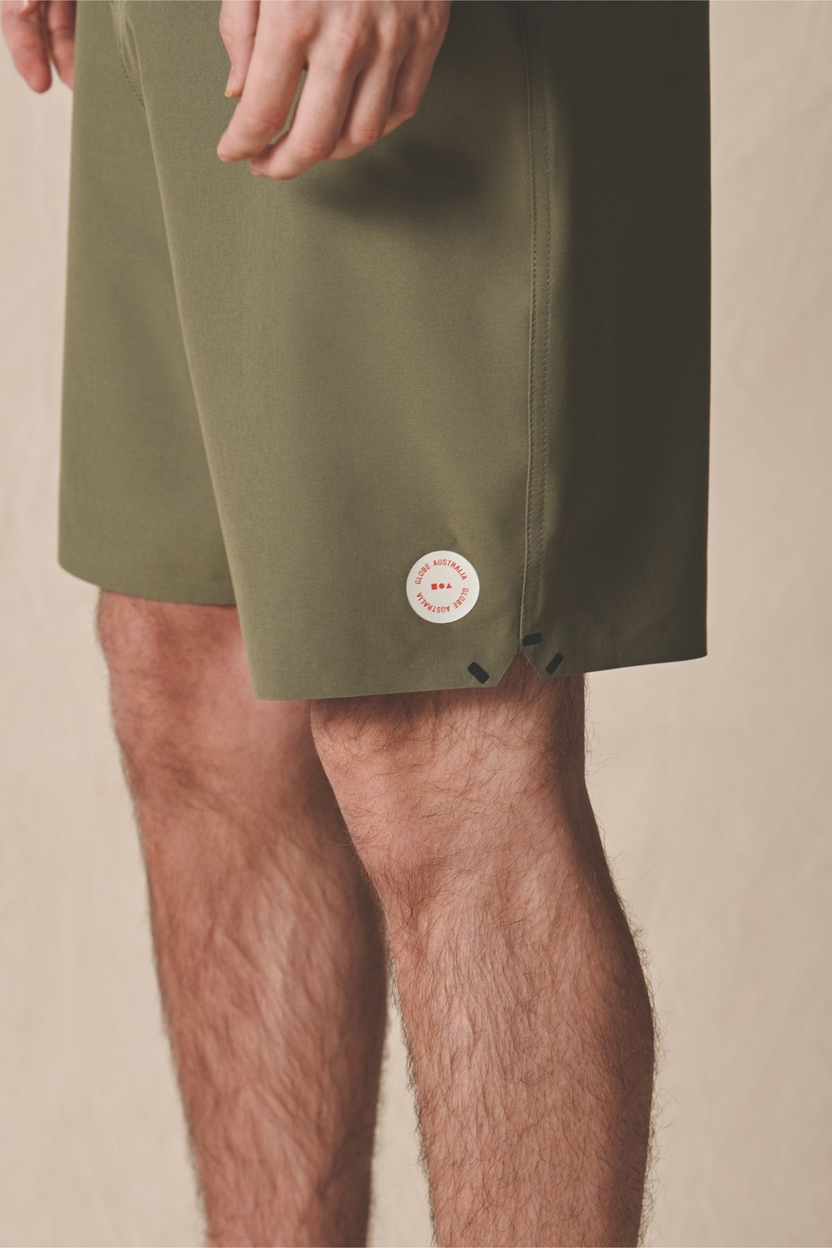 logo detail of Every Swell Boardshort - Olive