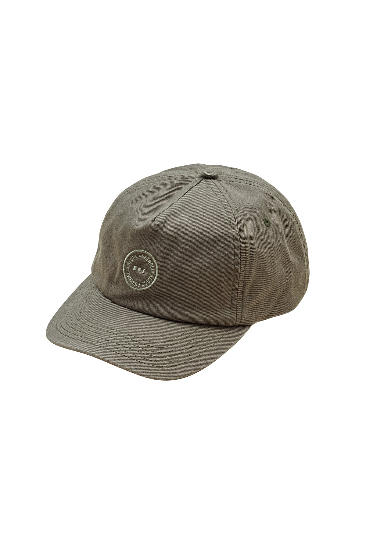 front of Olive Globe hat
