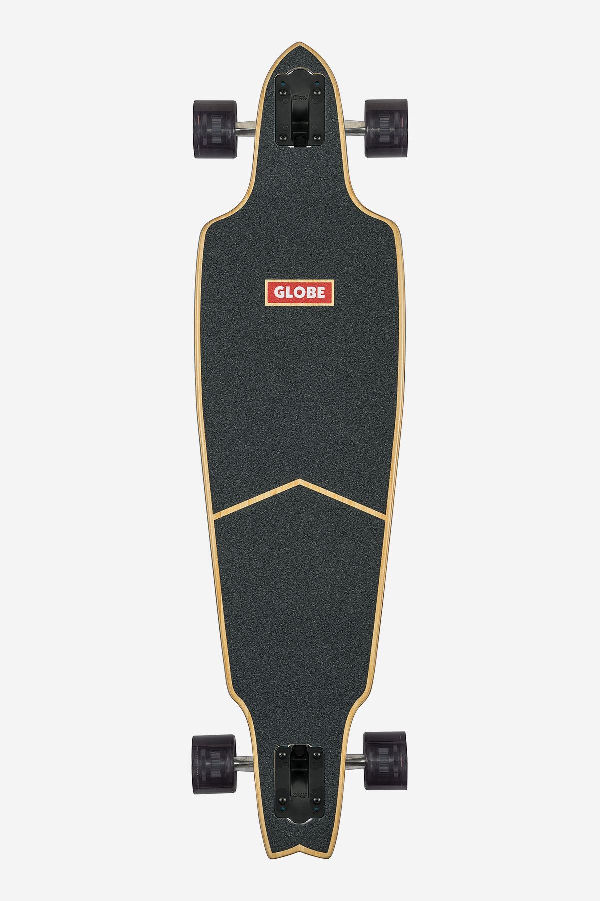 top grip tape of Classic 38" Longboard  - Bamboo/Blue Mountains